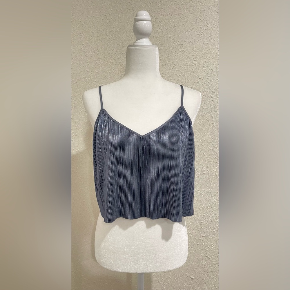 Victoria's Secret Metallic Gray Camisole